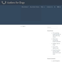 Image of website Antlers For Dogs